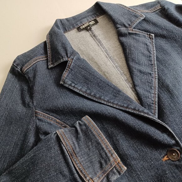 Contrast Jeans Denim Jacket - Picture 4 of 16